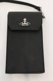 画像2: ヴィヴィアンウエストウッド 中古 / GRAIN LEATHER PHONE BAG バッグ  ブラック  O-26-05-17-012-ba-IG-OS (2)