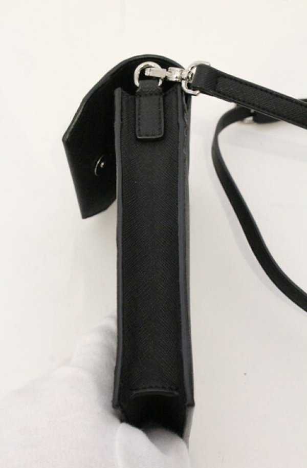 画像8: ヴィヴィアンウエストウッド 中古 / GRAIN LEATHER PHONE BAG バッグ  ブラック  O-26-05-17-012-ba-IG-OS (8)
