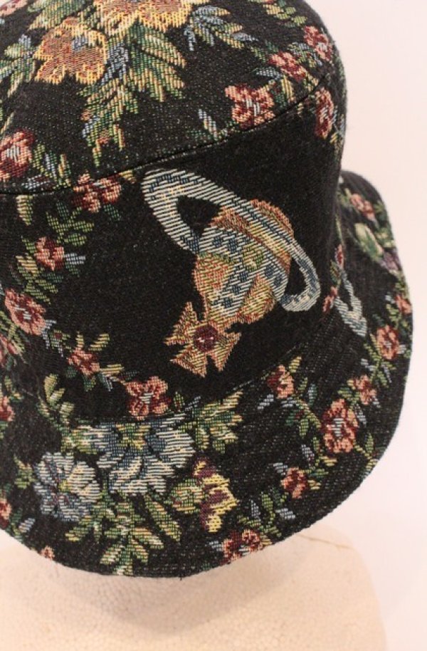 画像4: ヴィヴィアンウエストウッド 中古 / Trellis Tapestry バケットハット（トレイルタペストリー） M マルチ  O-26-05-17-013-ha-YM-OS (4)