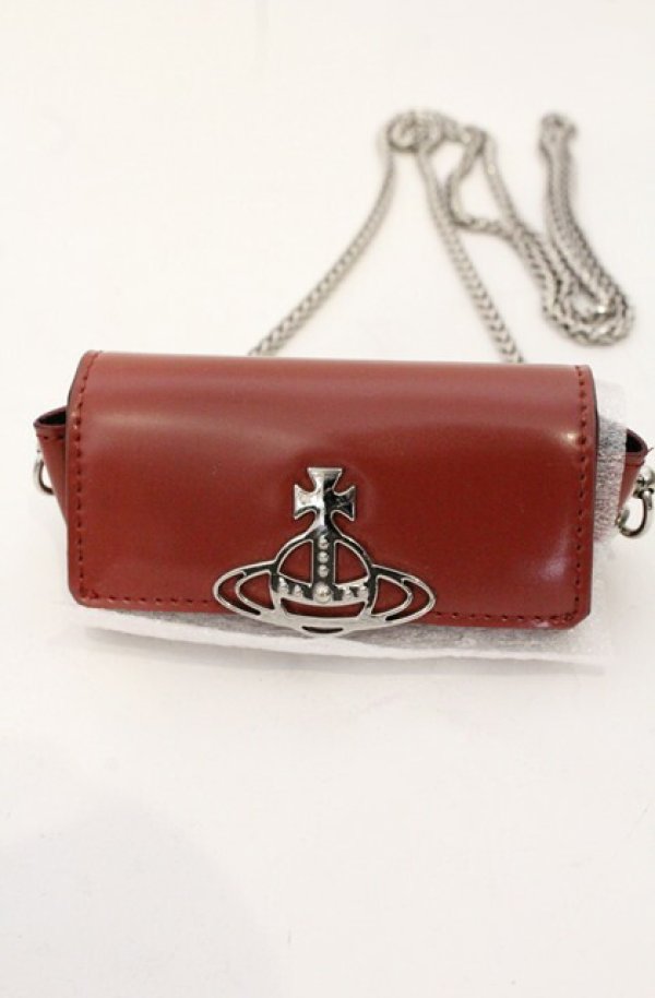 画像2: ヴィヴィアンウエストウッド 中古 / DOLCE LIPSTICK CASE　リップスティックケース  ダークレッド  O-26-05-17-015-gd-YM-OS (2)