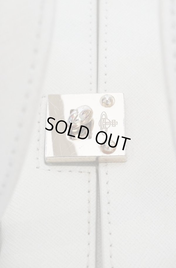 画像6: ヴィヴィアンウエストウッド 中古 / KELLY SMALL HANDBAG（ケリースモールハンドバッグ）  オフホワイト  O-26-05-24-016-ba-YM-OS (6)