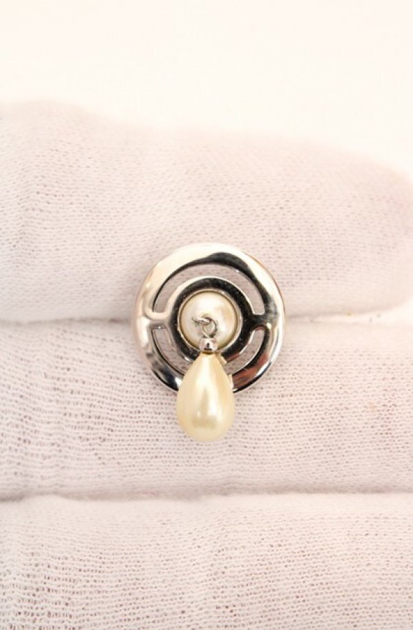 画像4: ヴィヴィアンウエストウッド MAN 中古 / MAN. PEARL DROP シングルピアス  シルバー  O-26-05-24-021-ac-YM-OS (4)
