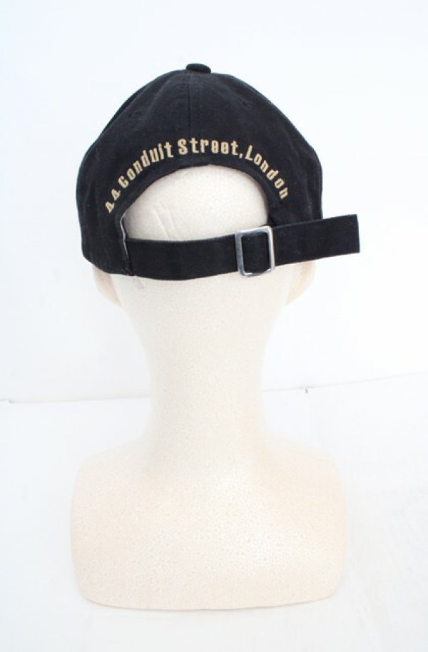 画像3: ヴィヴィアンウエストウッド 中古 / LONDONリップストップキャップ  ブラック  O-26-05-24-024-ha-YM-OS (3)