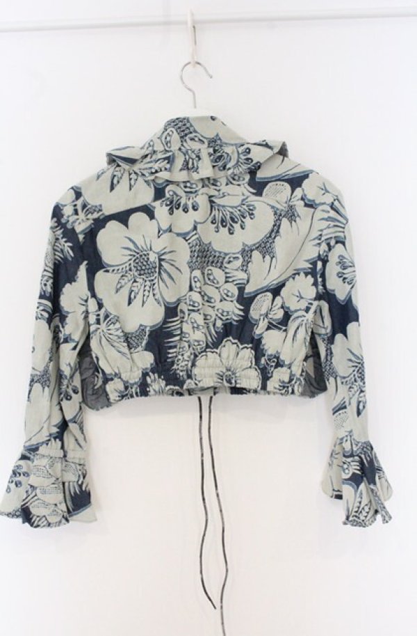 画像6: ヴィヴィアンウエストウッド 中古 / ロングスリーブクロップドハートシャツ  インディゴブルー  O-26-05-24-005-jc-YM-OS (6)