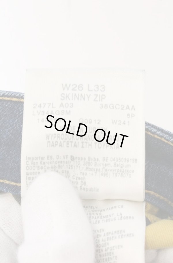 画像6: ヴィヴィアンウエストウッド Anglomania and Lee 中古 /INNY ZIP　デニムパンツ W26 インディゴ  O-26-05-24-009-pa-YM-OS (6)
