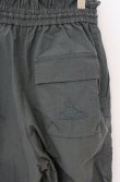 画像4: ヴィヴィアンウエストウッド 中古 / コットンナイロンタイプライター撥水ギャザーステッチパンツ 00 グレー系  O-26-05-24-011-pa-IG-OS (4)