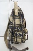 画像10: ヴィヴィアンウエストウッド 中古 / ハンドドローチェックリュック  ブルーｘモス  O-26-05-24-014-ba-YM-OS (10)