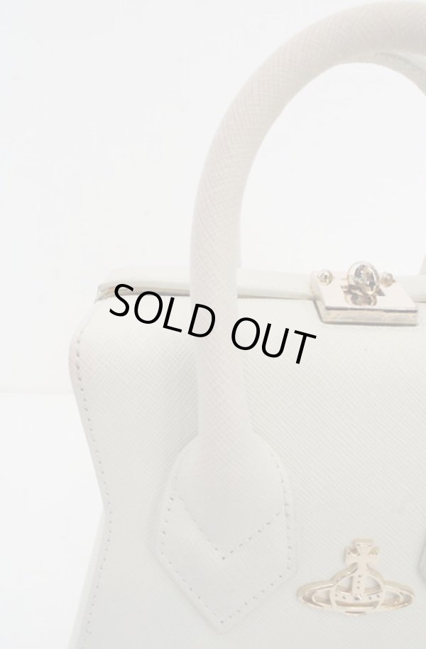 画像2: ヴィヴィアンウエストウッド 中古 / KELLY SMALL HANDBAG（ケリースモールハンドバッグ）  オフホワイト  O-26-05-24-016-ba-YM-OS (2)