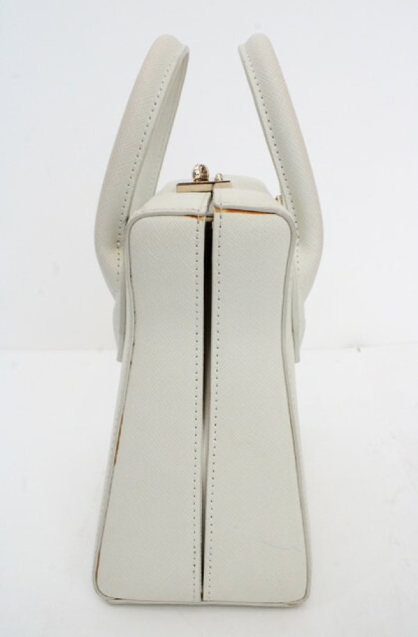 画像4: ヴィヴィアンウエストウッド 中古 / KELLY SMALL HANDBAG（ケリースモールハンドバッグ）  オフホワイト  O-26-05-24-016-ba-YM-OS (4)