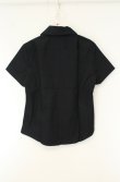 画像4: ヴィヴィアンウエストウッド 中古 / カラーオーブ刺繍半袖ブラウス  II ブラック  O-26-06-07-003-bl-YM-OS (4)
