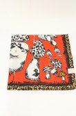 画像2: ヴィヴィアンウエストウッド 中古 / ハンカチ（マッシュルーム）  ブラックｘレッド  O-26-06-07-038-gd-YM-OS (2)
