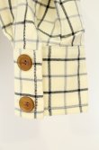 画像3: ヴィヴィアンウエストウッド 中古 / 返シ襟チェックブラウス 2 クリーム  O-26-06-07-005-bl-YM-OS (3)