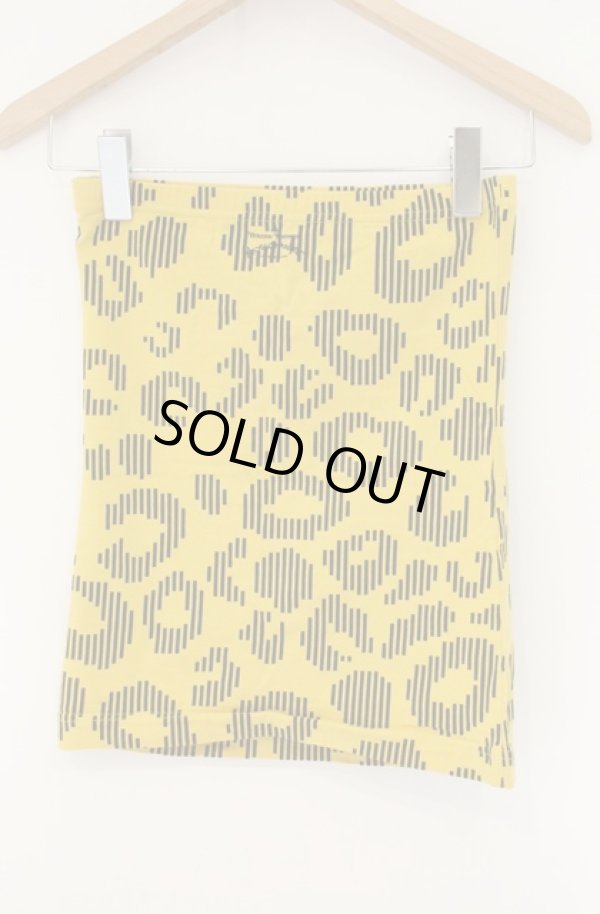 画像4: ANGLOMANIA 中古 / レオパードベアトップ 36 イエロー  O-26-06-07-001-to-YM-OS (4)