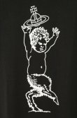 画像2: ヴィヴィアンウエストウッド 中古 / サティアプリントTシャツ M ブラック  O-26-06-07-009-ts-YM-OS (2)