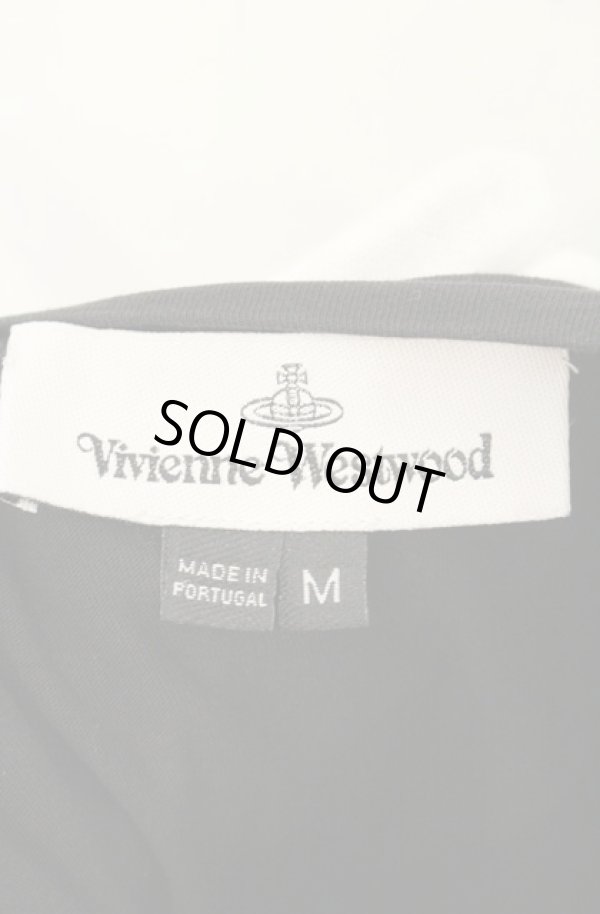 画像5: ヴィヴィアンウエストウッド 中古 / サティアプリントTシャツ M ブラック  O-26-06-07-009-ts-YM-OS (5)