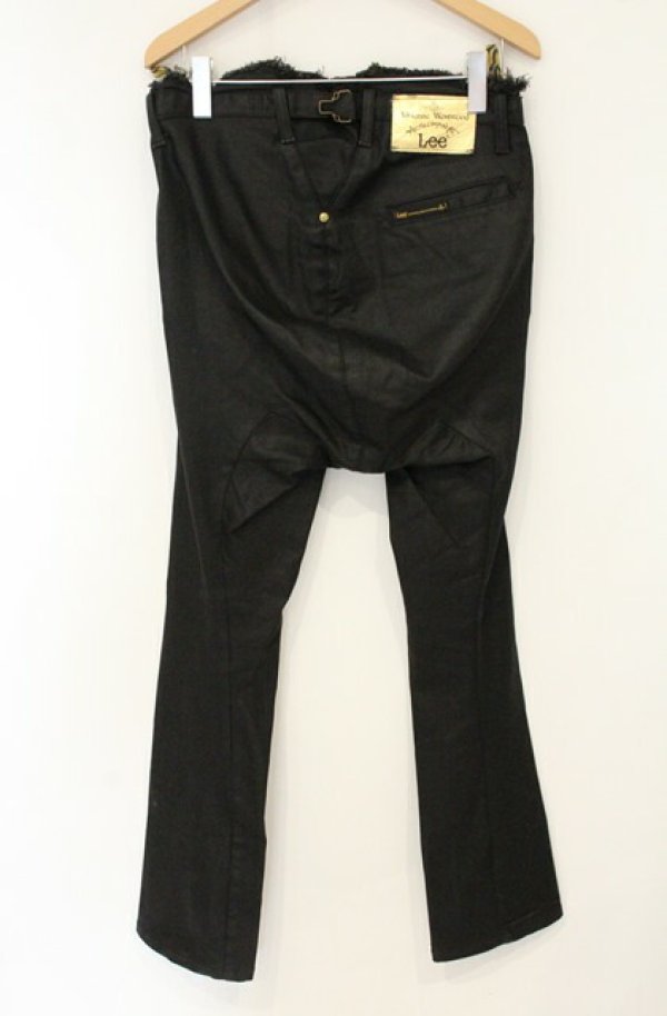 画像4: ヴィヴィアンウエストウッド Anglomania and Lee 中古 / BUMMY ジーンズデニムパンツ W29 ブラック  O-26-06-07-015-pa-YM-OS (4)