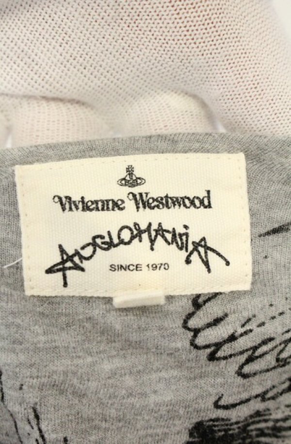 画像5: ANGLOMANIA 中古 / グラフィティペイント変形カットソー 38 グレー  O-26-06-21-016-to-YM-OS (5)