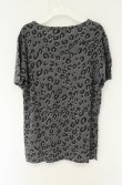 画像4: ヴィヴィアンウエストウッド MAN 中古 / FUCK レオパードTシャツ 46 グレー  O-26-06-21-019-ts-YM-OS (4)