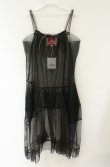 画像5: ヴィヴィアンウエストウッド 中古 / リサイクルポリエステルチュールワンピース 00 ブラック  O-26-06-21-024-op-YM-OS (5)
