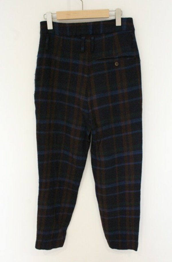 画像6: ヴィヴィアンウエストウッド MAN 中古 / アルコホリックウールチェックパンツ 44 ネイビーＸマルチ  O-26-06-21-031-pa-YM-OS (6)