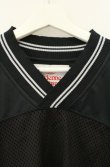 画像2: ヴィヴィアンウエストウッド 中古 / FOOT BALL JERSEY MESH Tシャツ（フットボールジャージーメッシュ） 00 ブラック  O-26-06-21-004-ts-YM-OS (2)