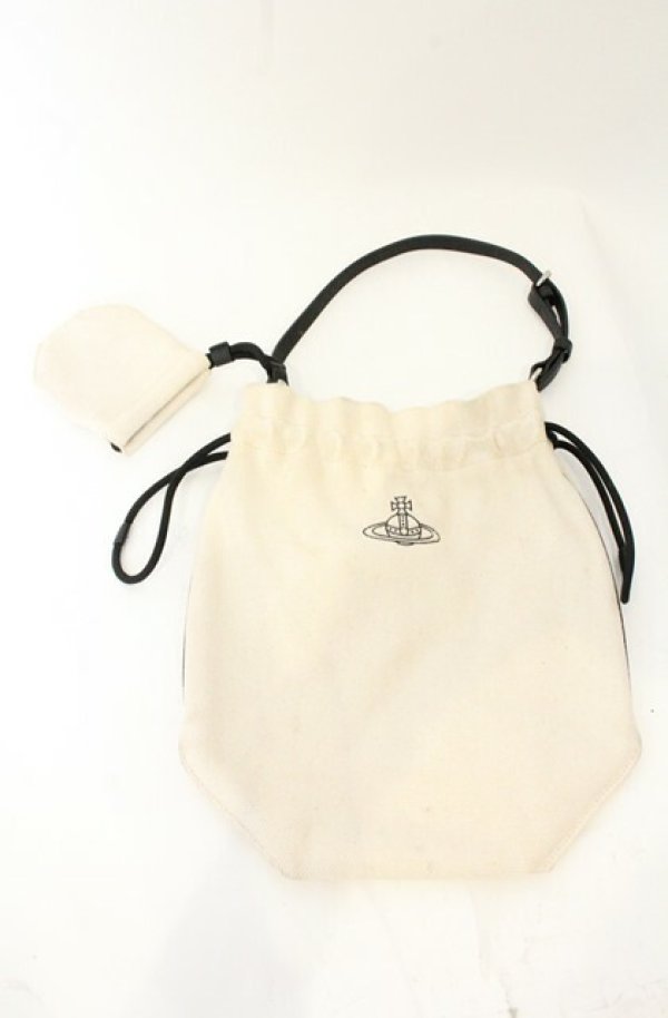 画像4: ヴィヴィアンウエストウッド 中古 / CANVAS DRAWSTRING POUCH SET バッグ（キャンバスドローストリング）  オフホワイト  O-26-06-21-045-sh-YM-OS (4)