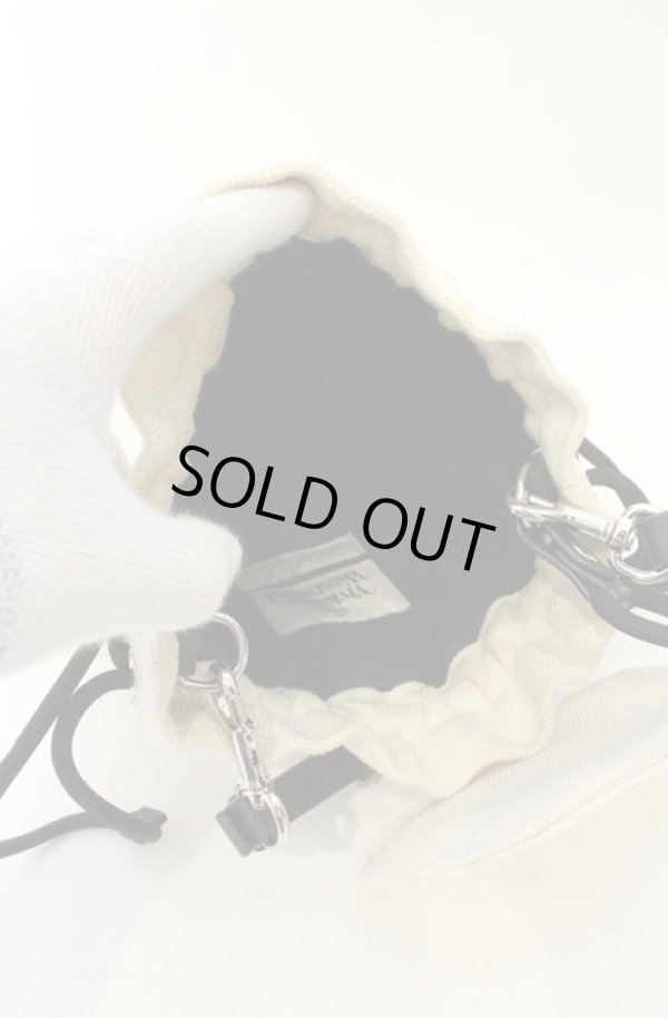 画像5: ヴィヴィアンウエストウッド 中古 / CANVAS DRAWSTRING POUCH SET バッグ（キャンバスドローストリング）  オフホワイト  O-26-06-21-045-sh-YM-OS (5)