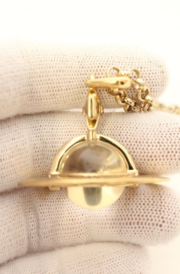 画像4: ヴィヴィアンウエストウッド 中古 / NEW SMALL ORB PENDANT（ニュースモールオーブ）  ゴールド  O-26-06-21-048-nl-YM-OS (4)