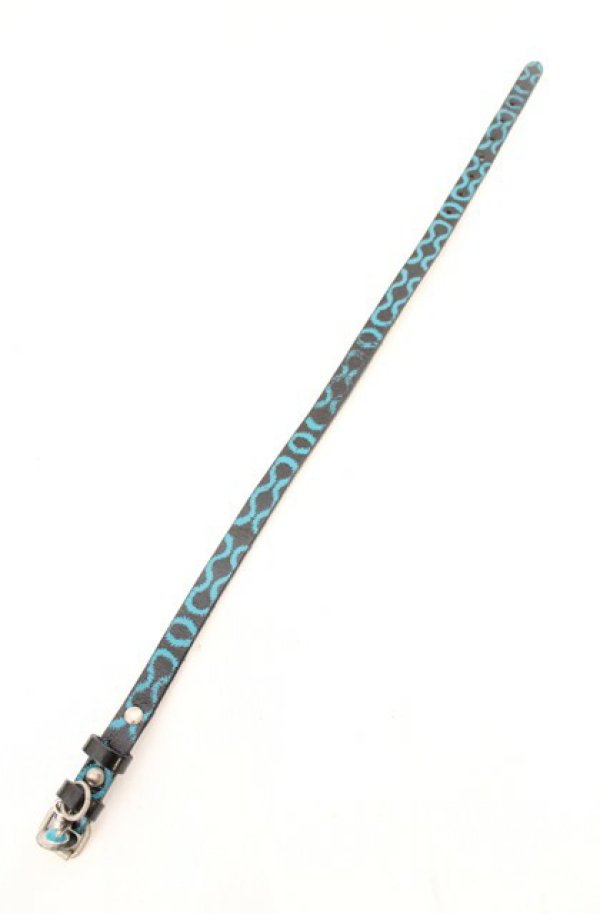 画像5: ヴィヴィアンウエストウッド 中古 / スクイグルチョーカー  ブラックｘブルーグリーン  O-26-06-21-049-ac-YM-OS (5)