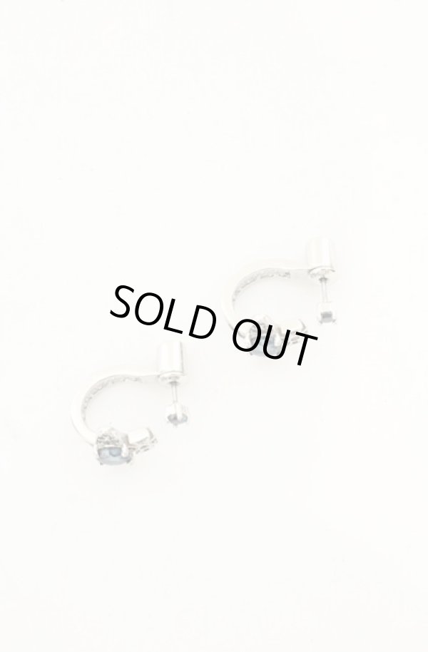 画像2: ヴィヴィアンウエストウッド 中古 / MAITENA EARRINGS  シルバーｘブルー  O-26-06-21-052-er-YM-OS (2)
