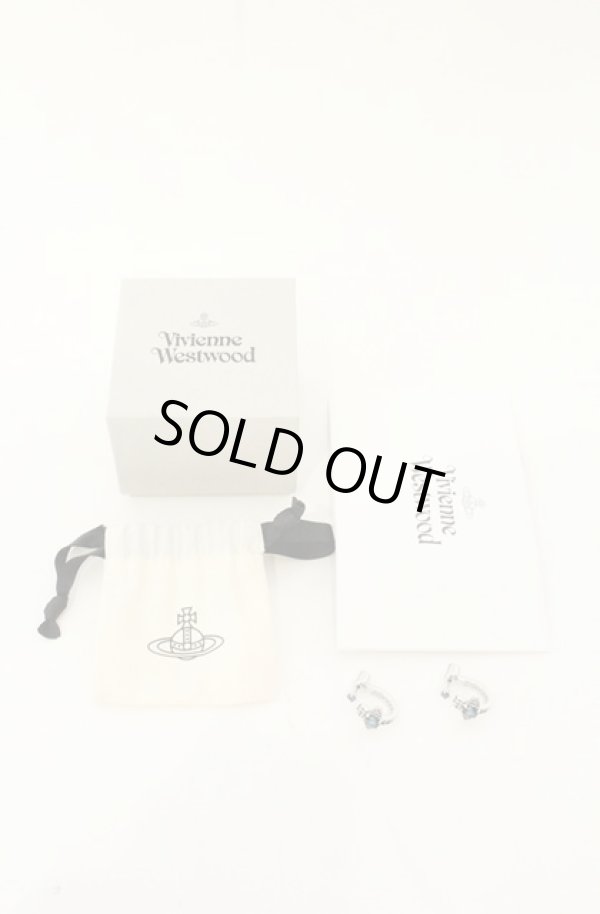 画像6: ヴィヴィアンウエストウッド 中古 / MAITENA EARRINGS  シルバーｘブルー  O-26-06-21-052-er-YM-OS (6)