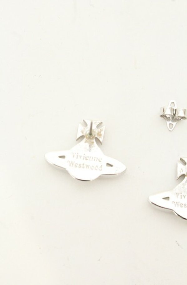 画像5: ヴィヴィアンウエストウッド 中古 / MINNIE BAS RELIEFピアス  シルバー  O-26-06-21-054-er-IG-OS (5)