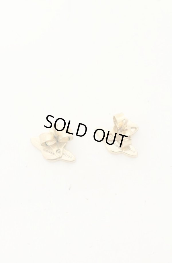 画像2: ヴィヴィアンウエストウッド 中古 / ROMINA ピアス  ゴールド×ブラック  O-26-06-21-055-er-IG-OS (2)