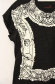 画像2: ヴィヴィアンウエストウッド 中古 / サティアフレームTシャツ 3 ダークグレー  O-26-06-21-007-ts-YM-OS (2)