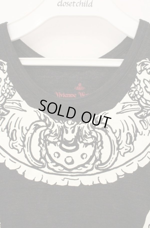 画像3: ヴィヴィアンウエストウッド 中古 / サティアフレームTシャツ 3 ダークグレー  O-26-06-21-007-ts-YM-OS (3)