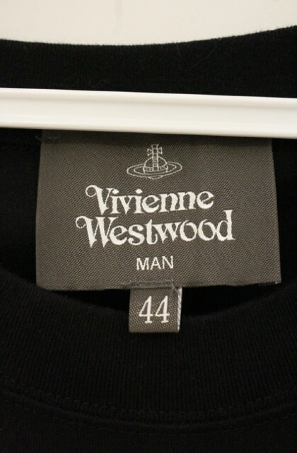 画像6: ヴィヴィアンウエストウッド MAN 中古 / SCULPTURE BOYリラックスTシャツ（スカルプチャーボーイ） 44 ブラック  O-26-06-21-008-ts-YM-OS (6)