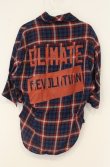 画像4: ANGLOMANIA 中古 / CLIMATE REVOLUTION 変形シャツ 38 レッドｘネイビー  O-26-06-21-009-bl-YM-OS (4)