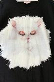 画像2: ヴィヴィアンウエストウッド 中古 / ホワイトキャットBIGカットソー 2 ブラック  O-26-06-21-011-to-YM-OS (2)