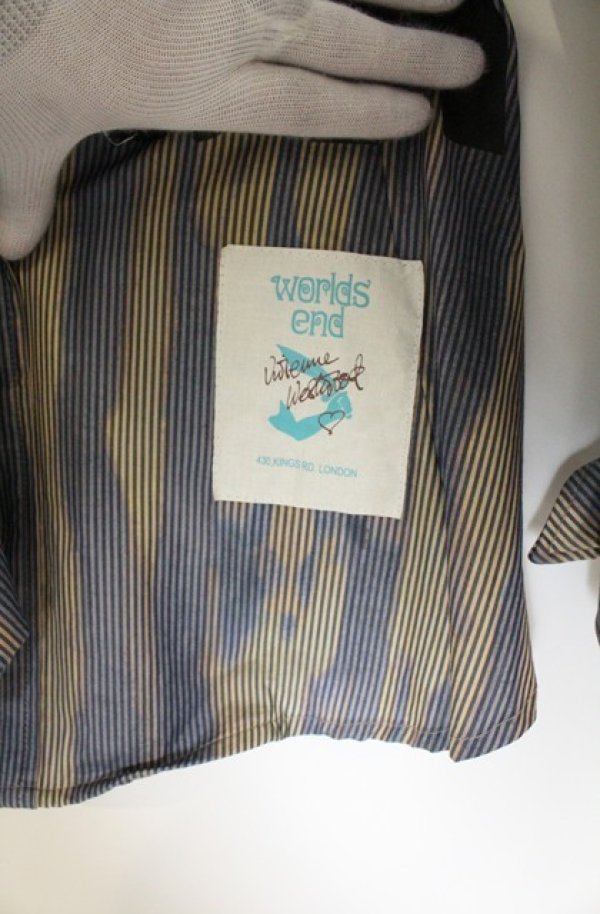 画像5: Worlds End 中古 / アナーキーシャツ S/M マルチ  O-26-06-28-002-bl-YM-OS (5)