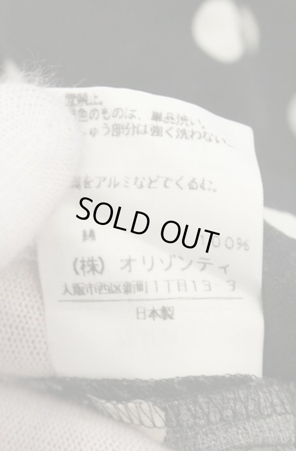 画像6: ヴィヴィアンウエストウッド 中古 / 返シ衿ドット半袖ブラウス 2 ブラックｘホワイト  O-26-06-28-022-bl-YM-OS (6)