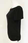 画像2: ヴィヴィアンウエストウッド 中古 / 裾単色オーブ刺繍半袖カットソー 2 ブラック  O-26-06-28-025-to-YM-OS (2)