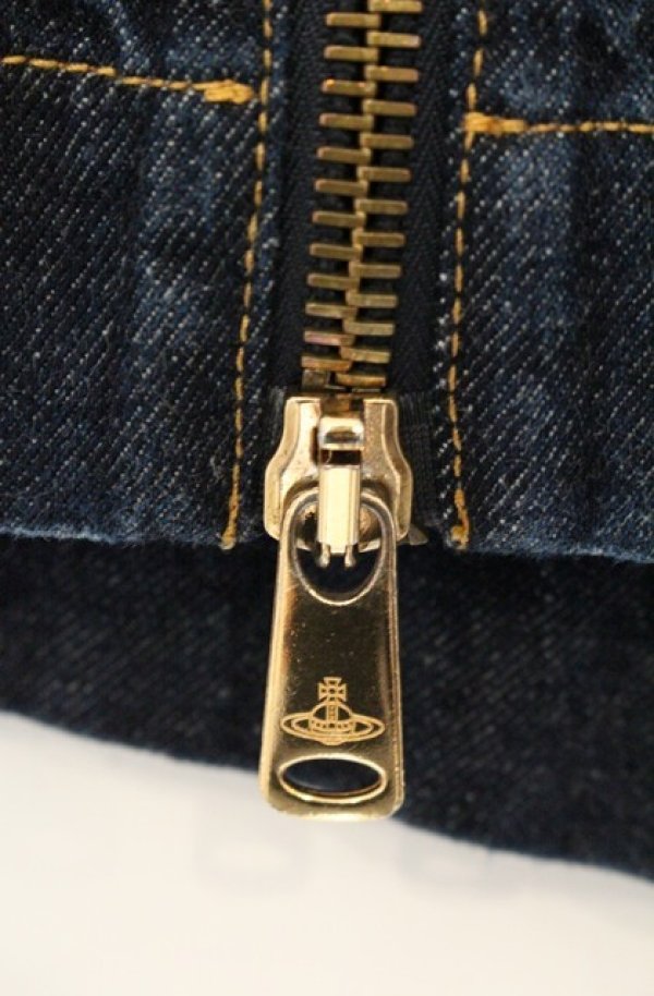 画像7: ヴィヴィアンウエストウッド 中古 / MINI SAIL DENIM スカート 26 インディゴ  O-26-06-28-033-sk-YM-OS (7)