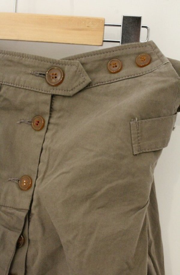 画像2: ヴィヴィアンウエストウッド 中古 / ハイウエストサブリナパンツ 38 カーキ  O-26-06-28-042-pa-YM-OS (2)