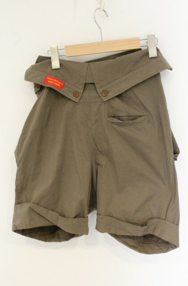 画像3: ヴィヴィアンウエストウッド 中古 / ハイウエストサブリナパンツ 38 カーキ  O-26-06-28-042-pa-YM-OS (3)