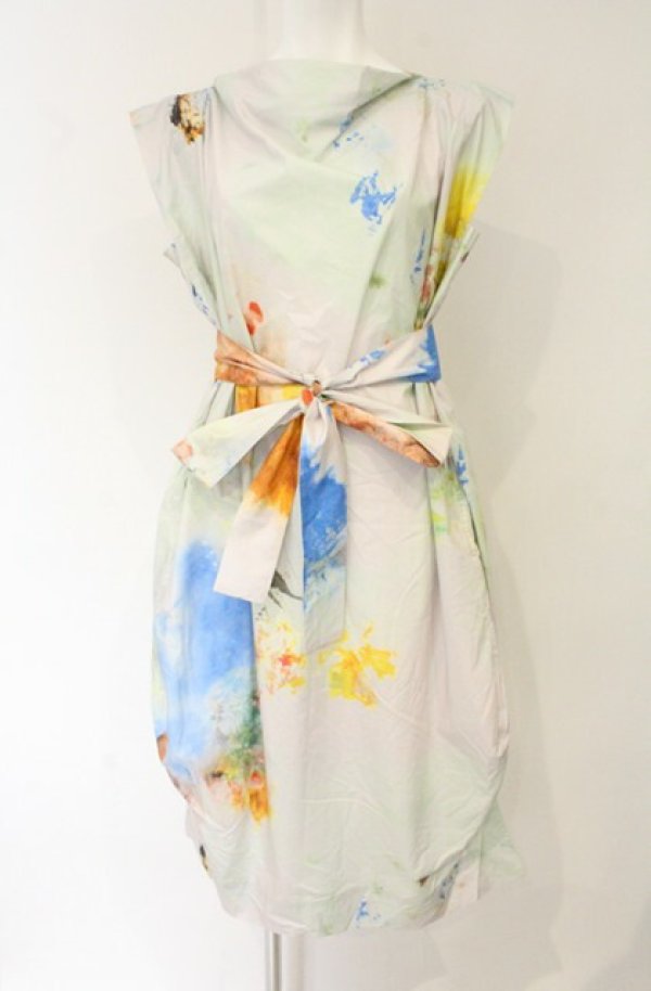 画像2: ANGLOMANIA 中古 / ART LOVERワンピース 38 マルチ  O-26-06-28-009-op-YM-OS (2)