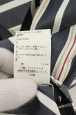画像4: ヴィヴィアンウエストウッド 中古 / アシンメトリーストライプ半袖シャツ 2 グレー  O-26-06-28-015-bl-YM-OS (4)