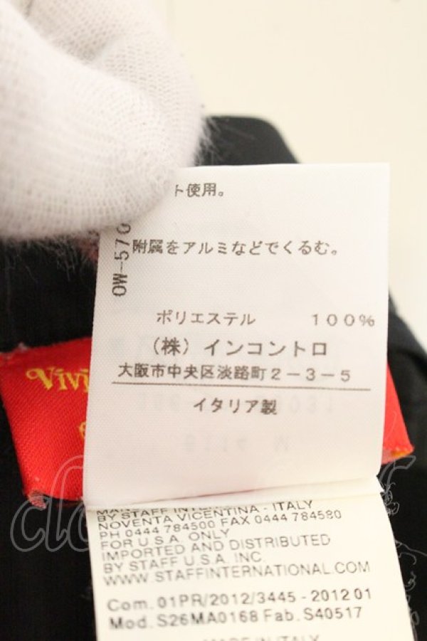 画像7: ヴィヴィアンウエストウッド 中古 / 変形ツイルスカート 40 ブラック  O-26-07-05-020-sk-YM-OS (7)