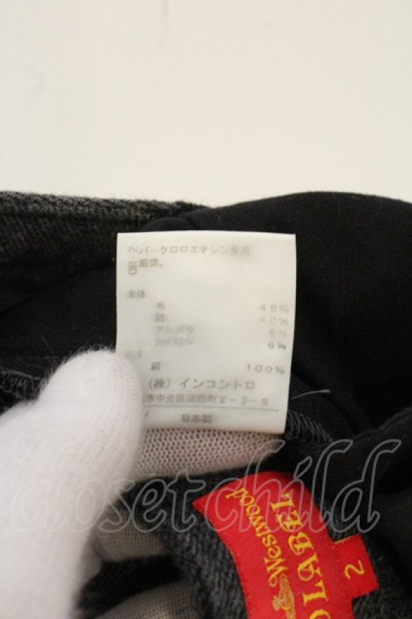画像6: ヴィヴィアンウエストウッド 中古 / キージャガードアンゴラショートパンツ 2 グレー  O-26-07-05-024-pa-YM-OS (6)