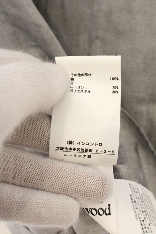 画像4: ヴィヴィアンウエストウッド 中古 / SS TOULOUSE シャツ（トゥルーズ） 40 グレー  O-26-07-05-003-bl-YM-OS (4)
