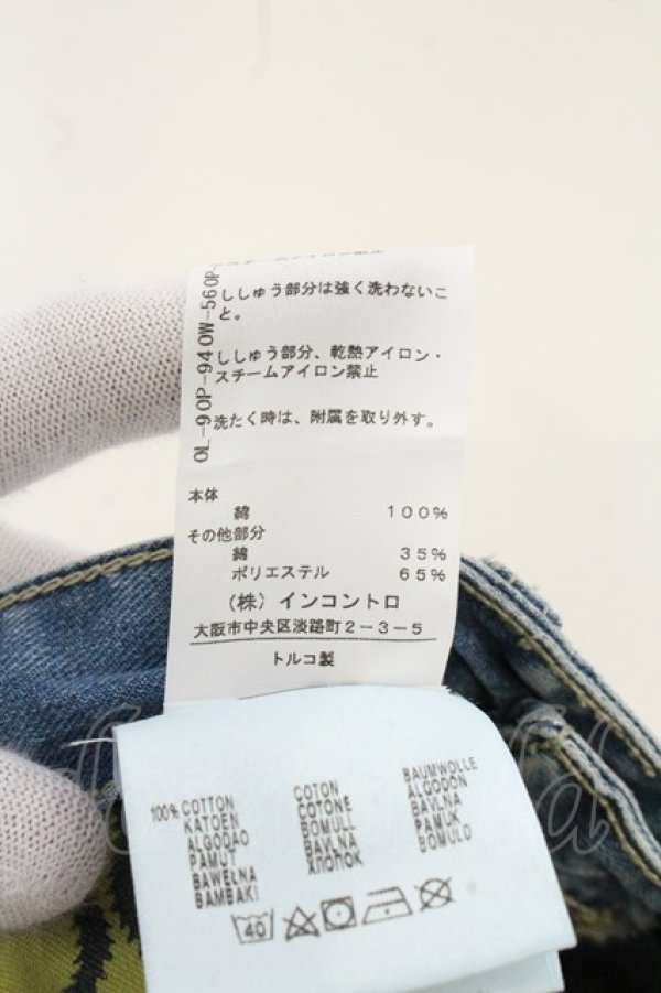 画像7: ANGLOMANIA 中古 / PIN-UP ショートパンツ W26 インディゴ  O-26-07-05-025-pa-YM-OS (7)